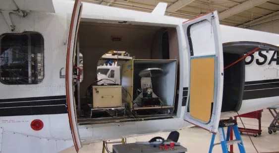 Image of the WISM instrument onboard the Twin Otter