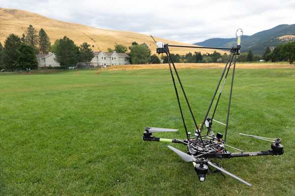 Image of the Alta-X UAV during FireSense