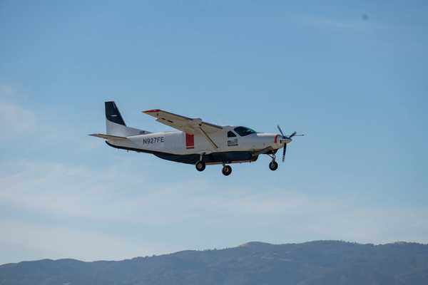 Image of the Reliable Robotics’ modified Cessna 208 aircraft